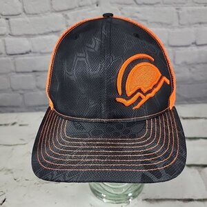 Central Oregon Living Gray‎ Neon Orange Snapback Hat Adjustable Ball Cap
